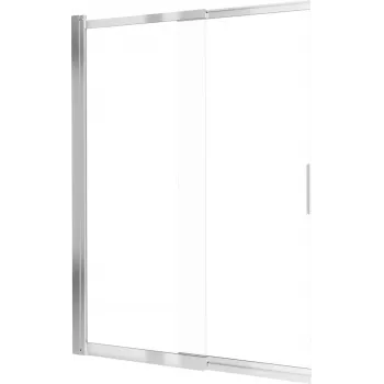 DEANTE Bathtub Screen 100x140 cm, Chrome, Tempered Safety Glass, EOS PDD I
