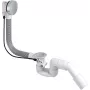 DEANTE Bathtub Siphon with Automatic Stopper, Chrome-Plated Brass, 52 mm Drain, 40/50 mm Outlet