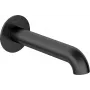 DEANTE Bathtub Spout Arnika Nero Matte Black Wall-Mounted Single-Lever Brass