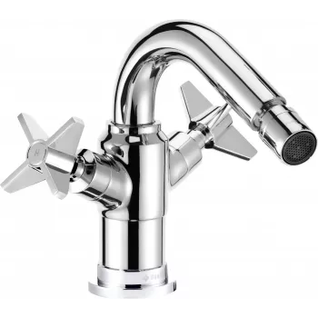 DEANTE Bidet Faucet Battery LOGON Chrome 1-Hole Single-Lever Mixer with Hand Shower