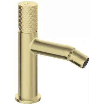 DEANTE Bidet Faucet with Hand Shower, Wall-Mounted, Chrome, Single-Lever, Brass, Ceramic Cartridge 35 mm, G1/2 inch Connection, 120 cm Hose, Flow Class A, Acoustic Group II