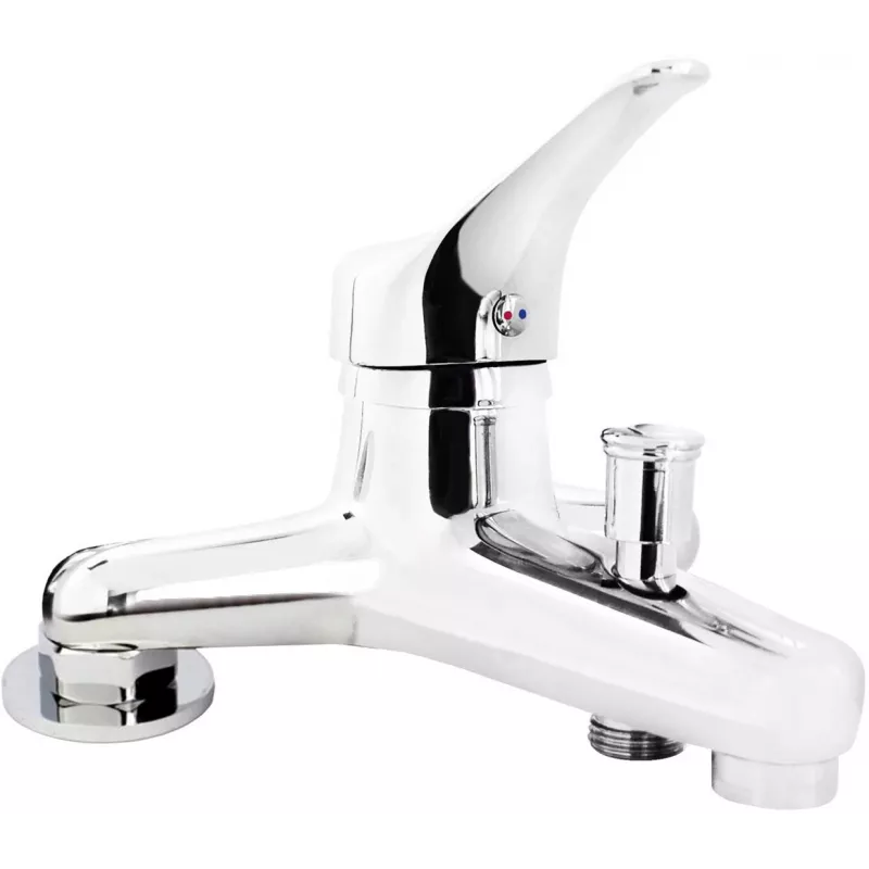DEANTE BOJ 015M Wall-Mounted Single-Lever Bathtub Mixer Faucet Chrome Brass
