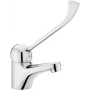 DEANTE BOJ 021C Washbasin Mixer with Automatic Pop-up Stopper, Chrome, Clinic Series