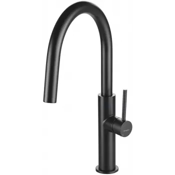 DEANTE BQJ_N62M Kitchen Faucet Chrome Single-Lever Pull-Out Swivel Brass