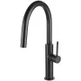 DEANTE BQJ_N62M Kitchen Faucet Chrome Single-Lever Pull-Out Swivel Brass