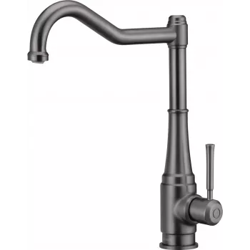 DEANTE BQT D63M Kitchen Faucet with Rectangular Spout, Matte Black