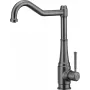 DEANTE BQT D63M Kitchen Faucet with Rectangular Spout, Matte Black