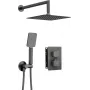 DEANTE Built-in Thermostatic Shower Set with Box, Matte Black