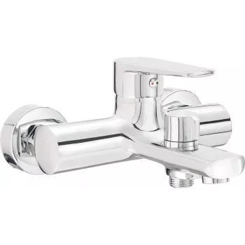 DEANTE BUT 010M Wall-Mounted Single-Lever Bathtub Faucet, Chrome