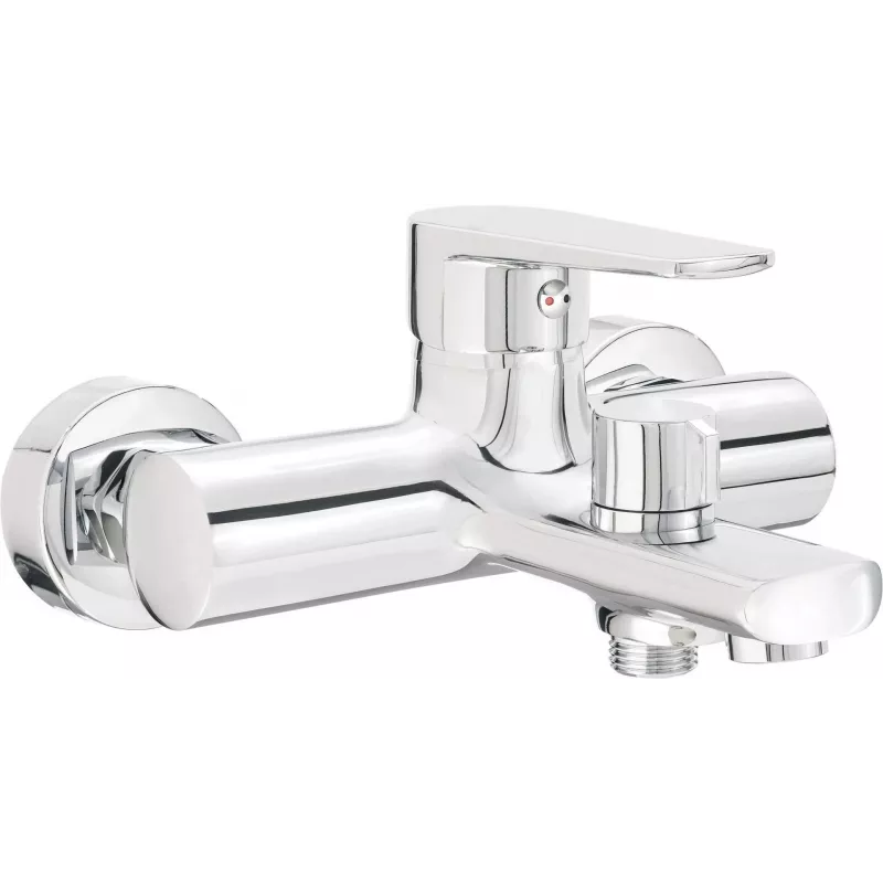 DEANTE BUT 010M Wall-Mounted Single-Lever Bathtub Faucet, Chrome