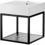 DEANTE CDTW6U5S Wall-Hung Bathroom Console with Washbasin 50x50 cm White