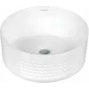 DEANTE Ceramic Countertop Asymmetric Washbasin White 45mm Drain