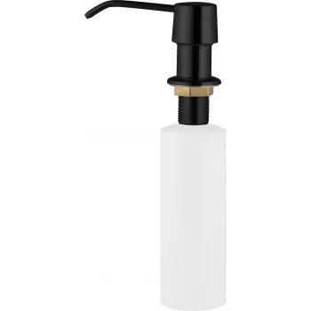 DEANTE Ceramic Dishwashing Liquid Dispenser with Sponge Holder, 350 ml, White
