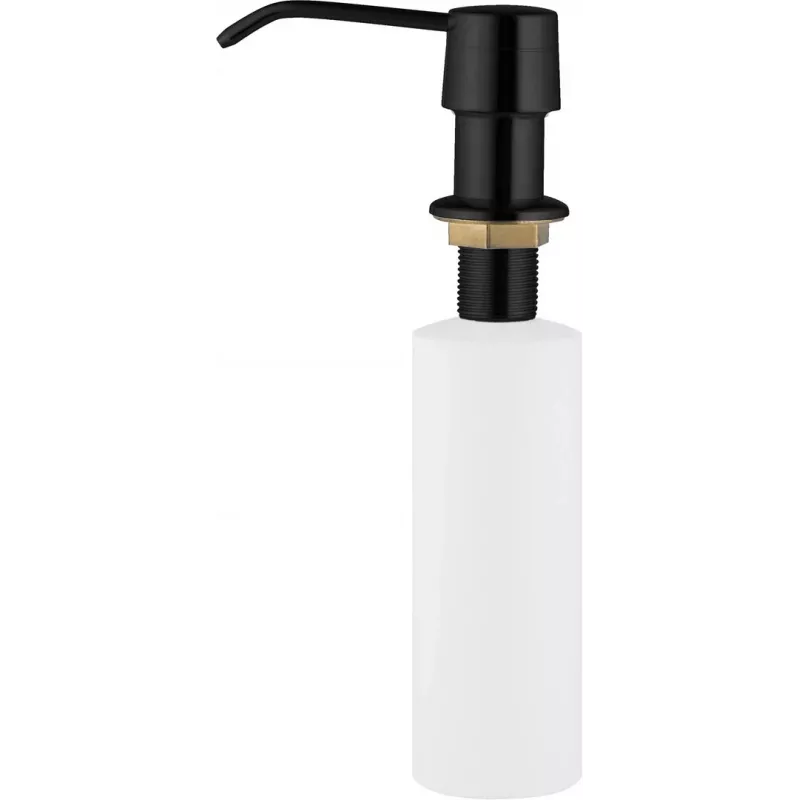 DEANTE Ceramic Dishwashing Liquid Dispenser with Sponge Holder, 350 ml, White