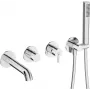 DEANTE Concealed Bath Mixer with Shower Set - Black (Arnika Nero)