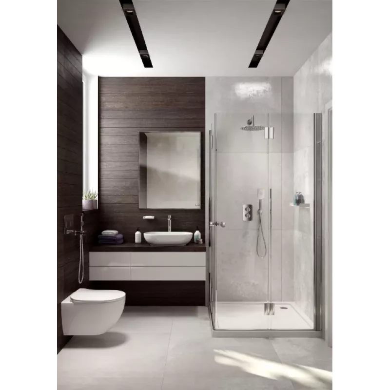 DEANTE Concealed Bidet Mixer with Bidetta Shower Head - Matte Black, Moza Series
