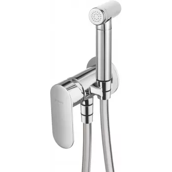 DEANTE Concealed Bidet Mixer with Bidetta Shower Head - Matte Black, Moza Series