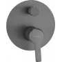 DEANTE Concealed Shower Mixer with Shower Switch - Matte Black