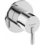 DEANTE Concealed Shower Mixer without Shower Switch, Matte Black, Single Lever, Brass Body, Arnika Nero Series