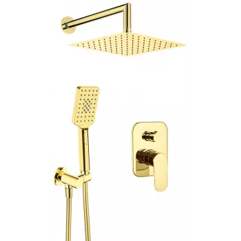 DEANTE Concealed Shower Set Arnika Chrome 250mm Round Rain Shower