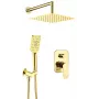DEANTE Concealed Shower Set Arnika Chrome 250mm Round Rain Shower