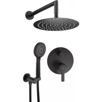 DEANTE Concealed Shower Set Arnika Nero Matte Black