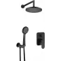 DEANTE Concealed Shower Set Arnika Nero Matte Black