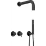 DEANTE Concealed Shower Set with Hand Shower - Horizontal Mixer - Chrome