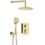 DEANTE Concealed Shower Set with Mixer BOX - Chrome, Round Rain Shower 250mm