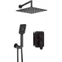 DEANTE Concealed Shower Set with Mixer BOX, Matte Black