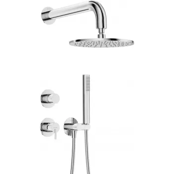 DEANTE Concealed Shower Set with Overhead Shower – Gold