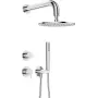 DEANTE Concealed Shower Set with Overhead Shower – Gold