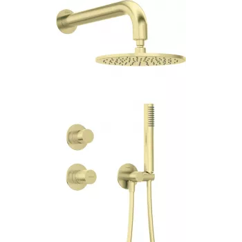 DEANTE Concealed Shower Set with Shower Head - Matt Black