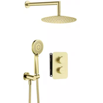 DEANTE Concealed Shower Set with Thermostatic BOX Chrome