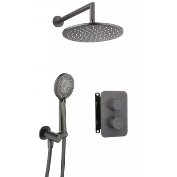 DEANTE Concealed Shower Set with Thermostatic BOX Chrome