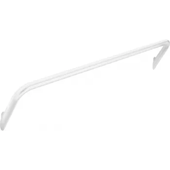 DEANTE Davino Wall Towel Rack - 2 Swivelling Arms, Stainless Steel, Matt Silver