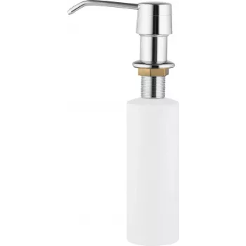 DEANTE Dishwashing Liquid Dispenser with Sponge Holder, 380 ml, Black