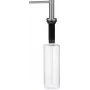 DEANTE Dishwashing Liquid Dispenser with Sponge Holder, 380 ml, Grey/Transparent
