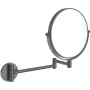 DEANTE Double-Sided Cosmetic Mirror with Adjustable Arm - Wall-Mounted, LED Illuminated, 1x/3x Magnification, Chrome
