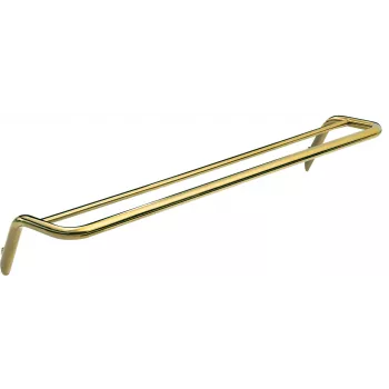 DEANTE Double Towel Rack - Wall Mounted, Black, 600 mm Bars, Industrial Style