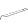 DEANTE Double Towel Rack - Wall Mounted, Stainless Steel, Chrome, No Drilling