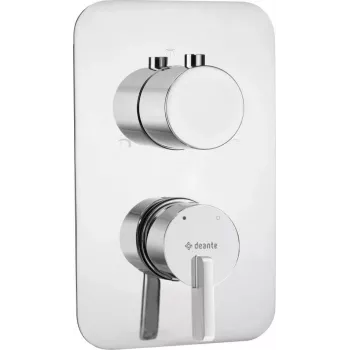DEANTE External Element for Mixer BOX - Chrome, Single Lever, Wall-Mounted