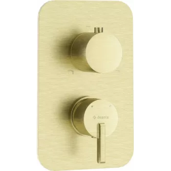 DEANTE External Element for Mixer BOX - Concealed Bath Mixer Trim Kit, Matte Black