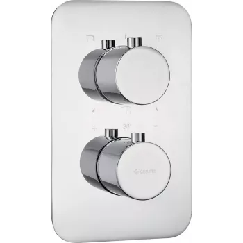 Deante External Element for Thermostatic BOX Chrome