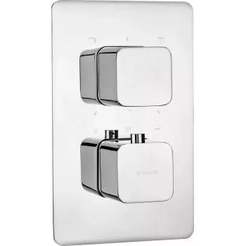 DEANTE External Element for Thermostatic BOX - Chrome