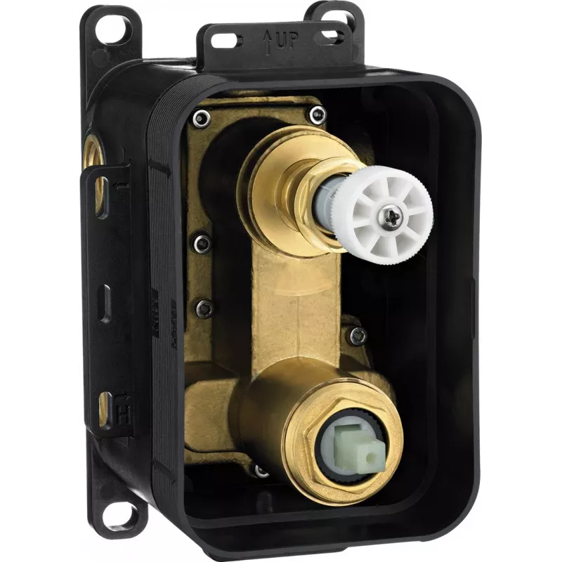 DEANTE Flush-Mounted Mixer BOX with Spray Switch - Chrome - Omnires Y Series