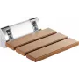 DEANTE Folding Wall Seat - White/Silver, 130 kg Capacity