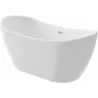 DEANTE Freestanding Acrylic Oval Bathtub 150 cm White