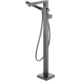 DEANTE Freestanding Bathtub Faucet with Shower Set Arnika Nero Matte Black