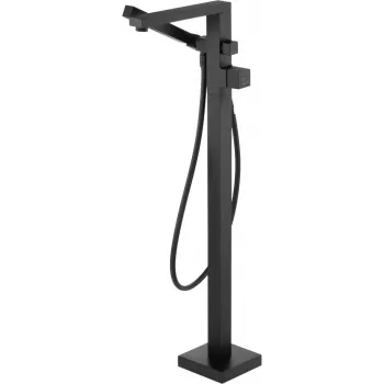 DEANTE Freestanding Bathtub Mixer with Shower Set - Matte Black
